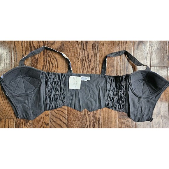 Vintage Sweet Lady Bustier, Sarong / Wrap Around Skirt Set Sz L, W/Scarf NWT - Picture 3 of 16